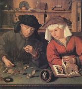 Quentin Massys The Moneylender and His Wife (mk05) oil on canvas